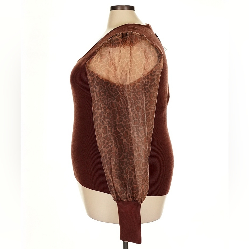 Dolan Left Coast Collection Plus Size Burgundy Sw… - image 5